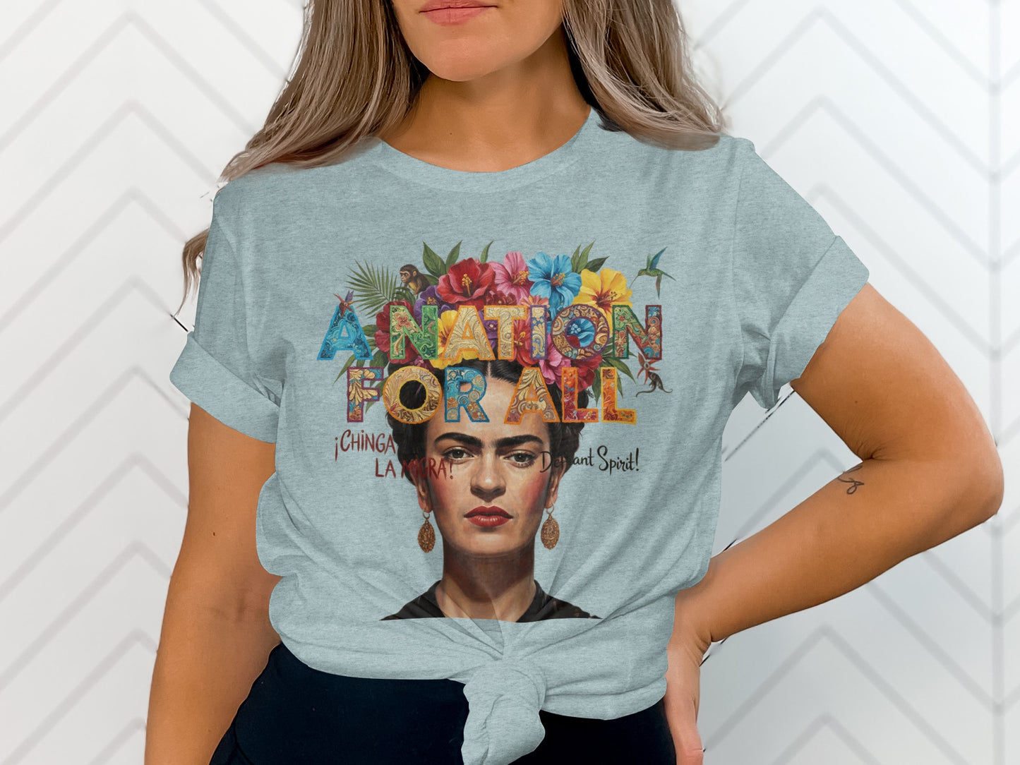 Frida Kahlo A Nation For All Graphic T-Shirt product