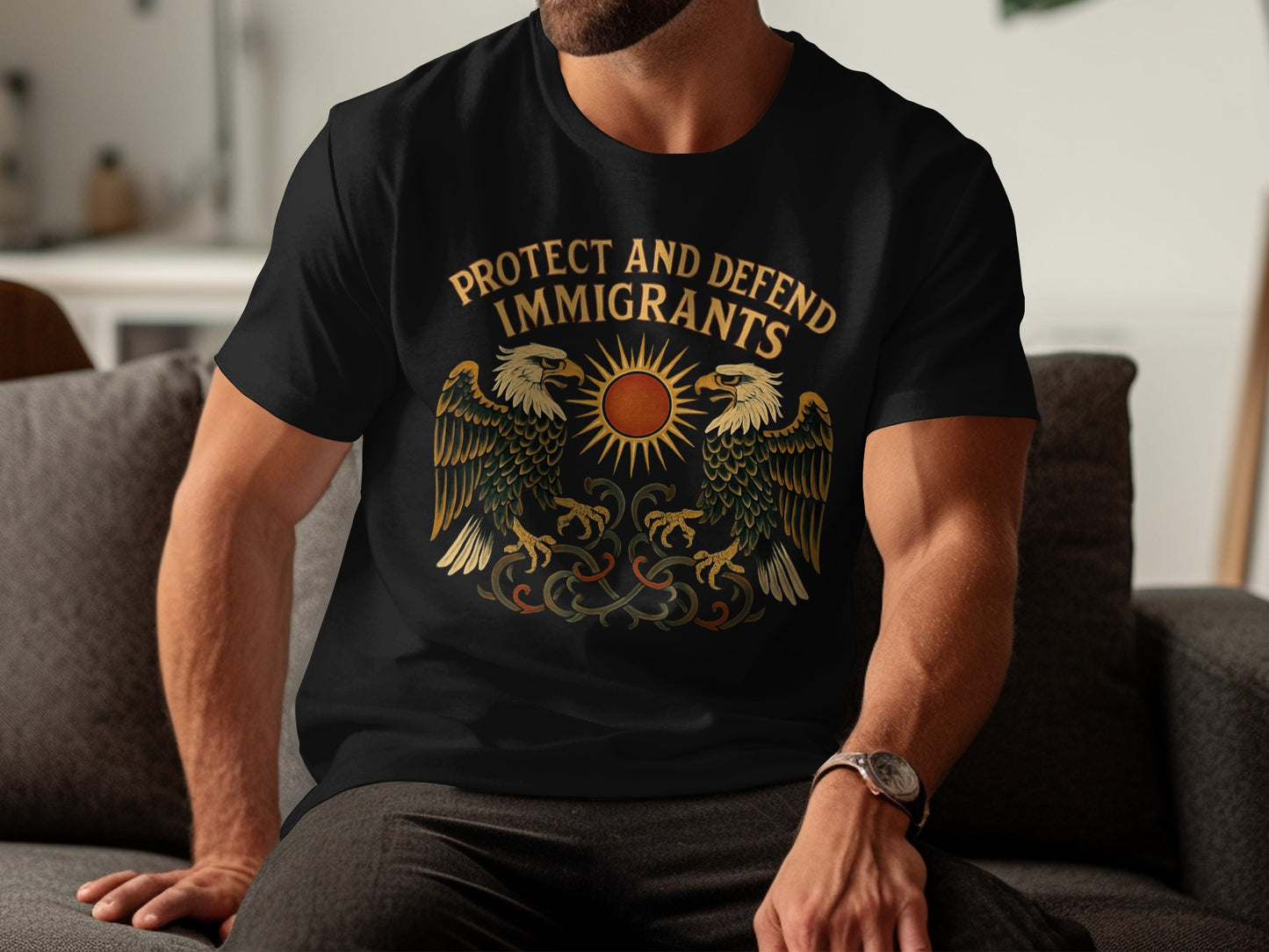 Protect and Defend Immigrants Graphic T-shirt product type