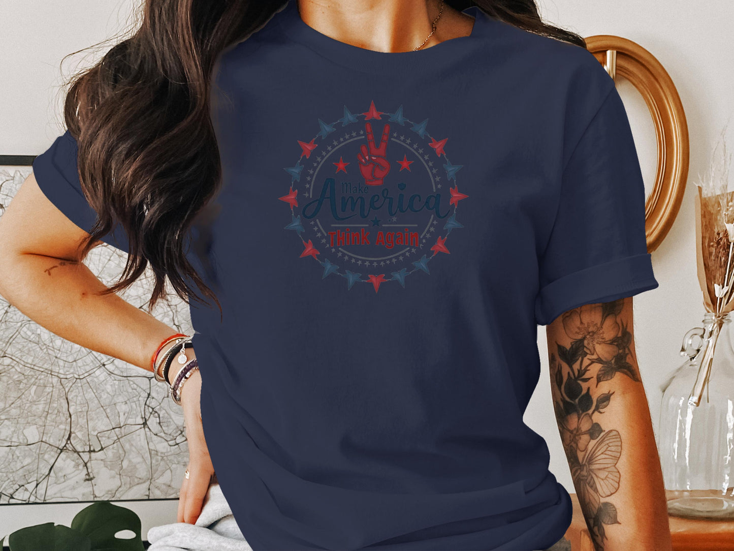Make America Think Again Graphic T-Shirt product type