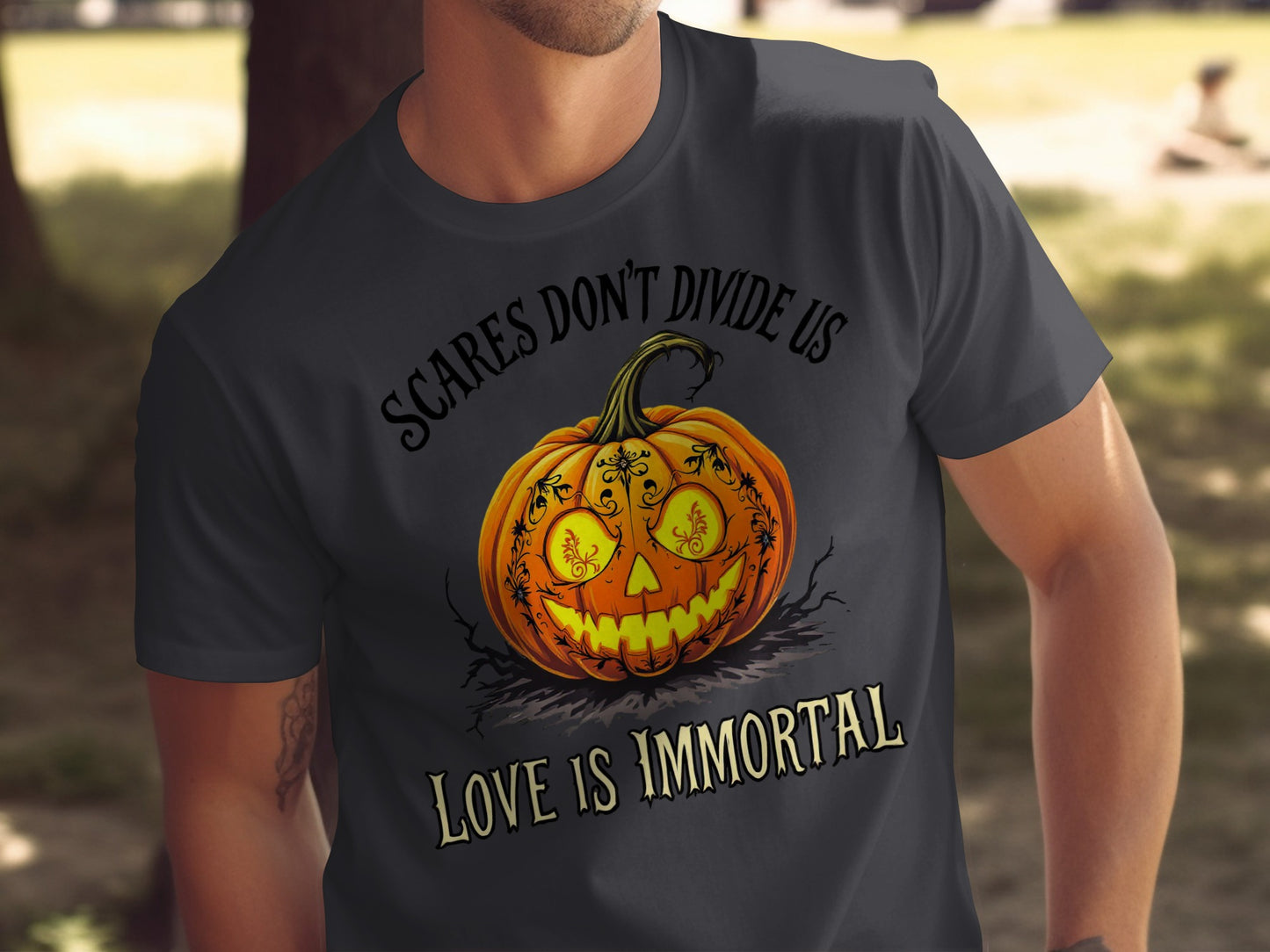 Scares Don't Divide Us Love Is Immortal T-Shirt product