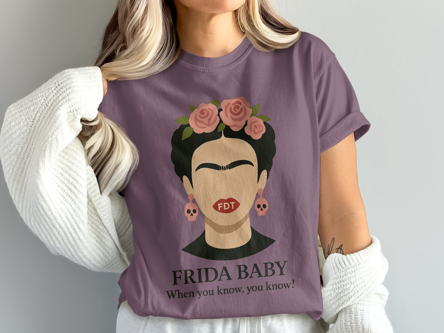 Unique Frida Baby Graphic T-shirt product