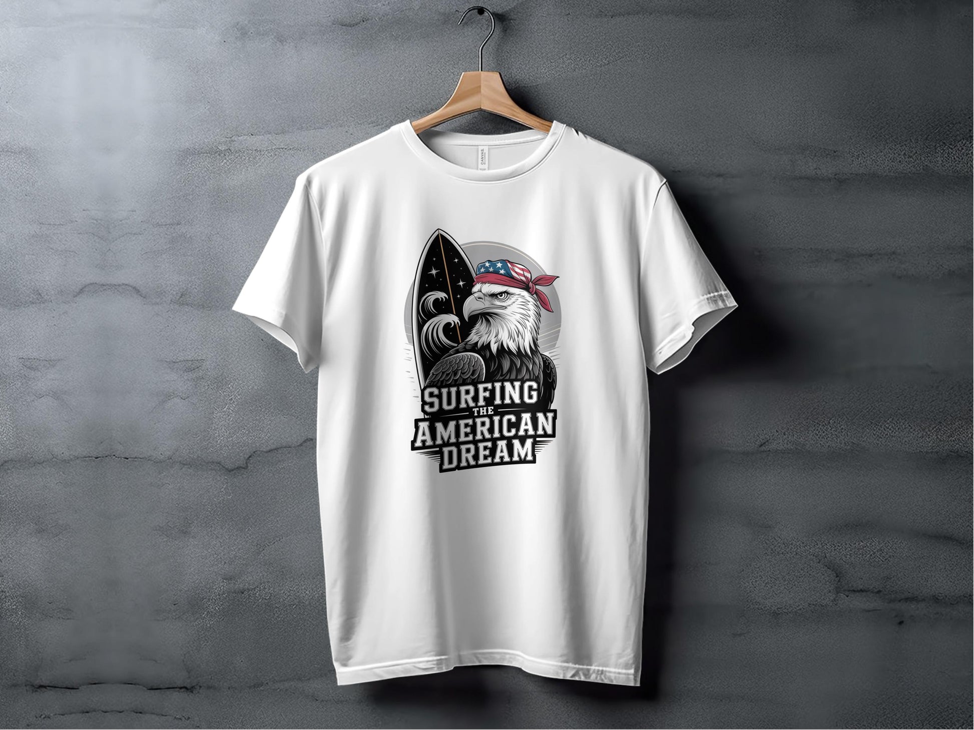 Surfing the American Dream Eagle Graphic T-shirt product
