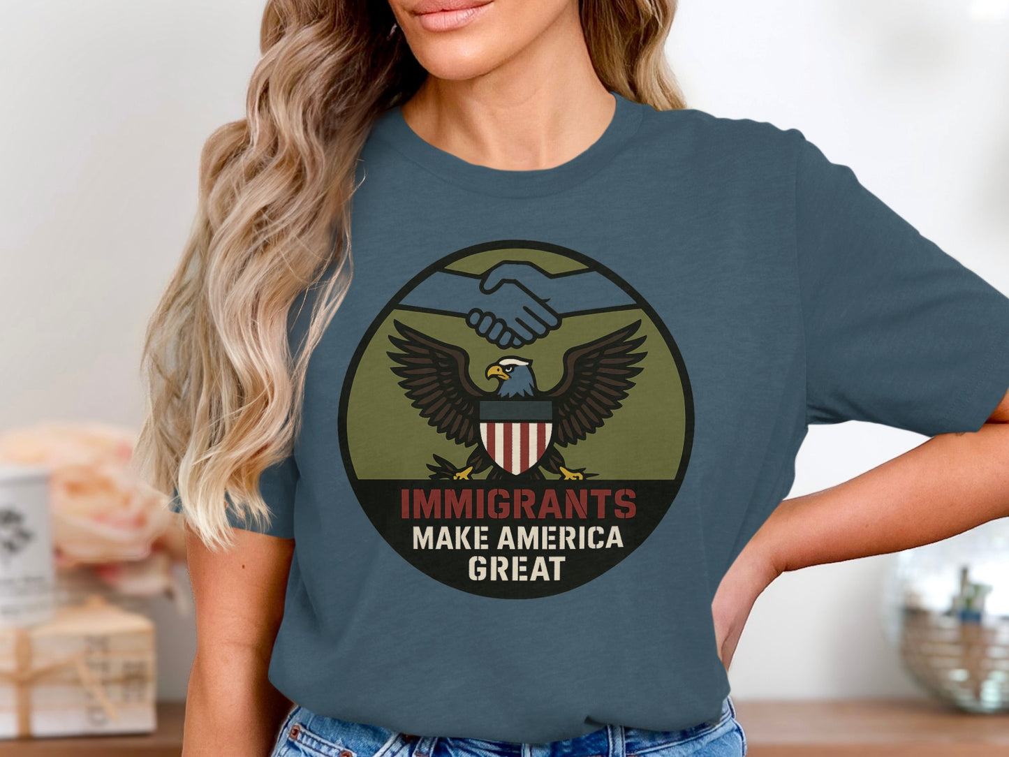 Immigrants Make America Great Graphic T-Shirt product