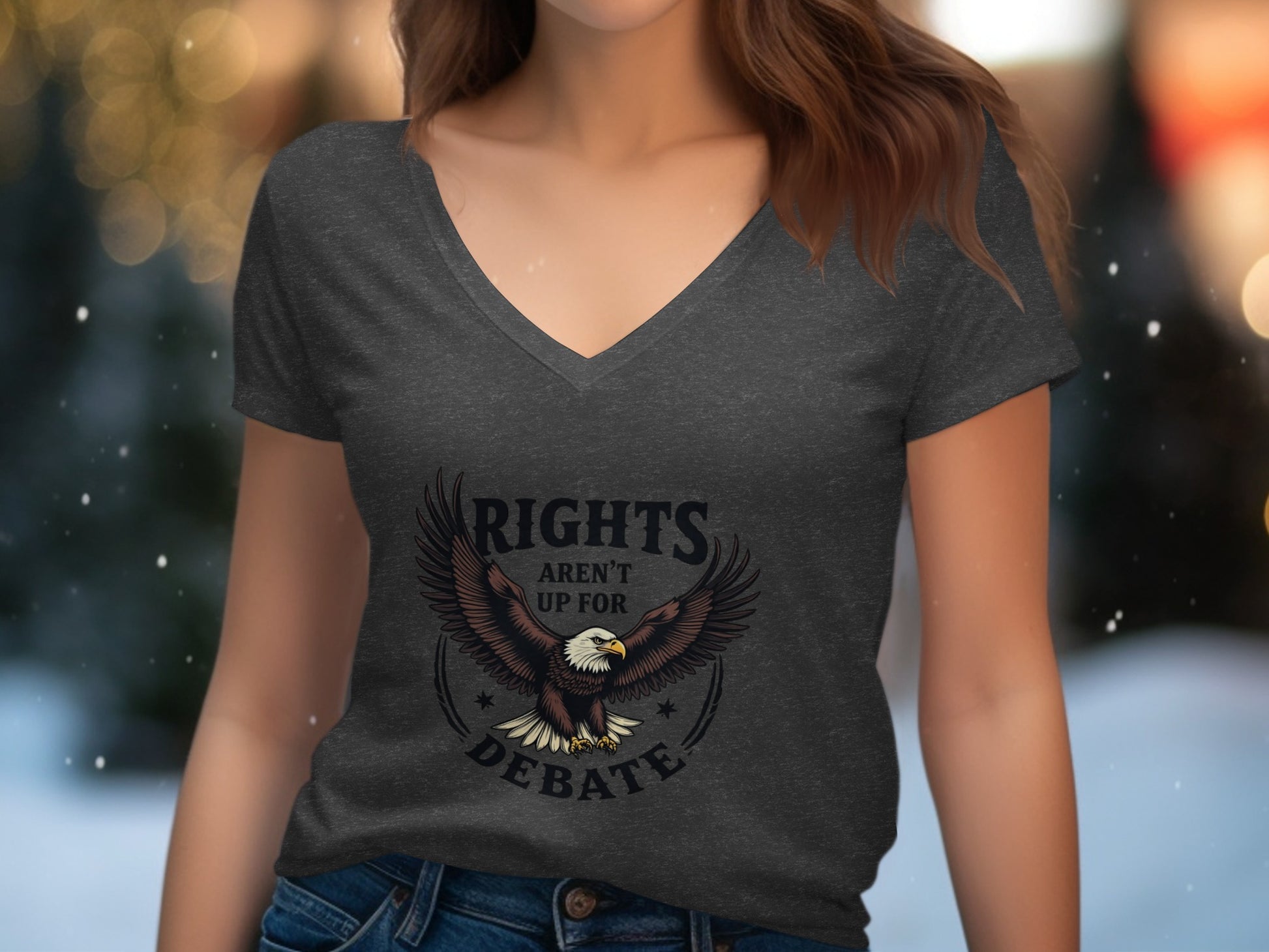 Bold Eagle Rights Aren't Up For Debate T-shirt Product
