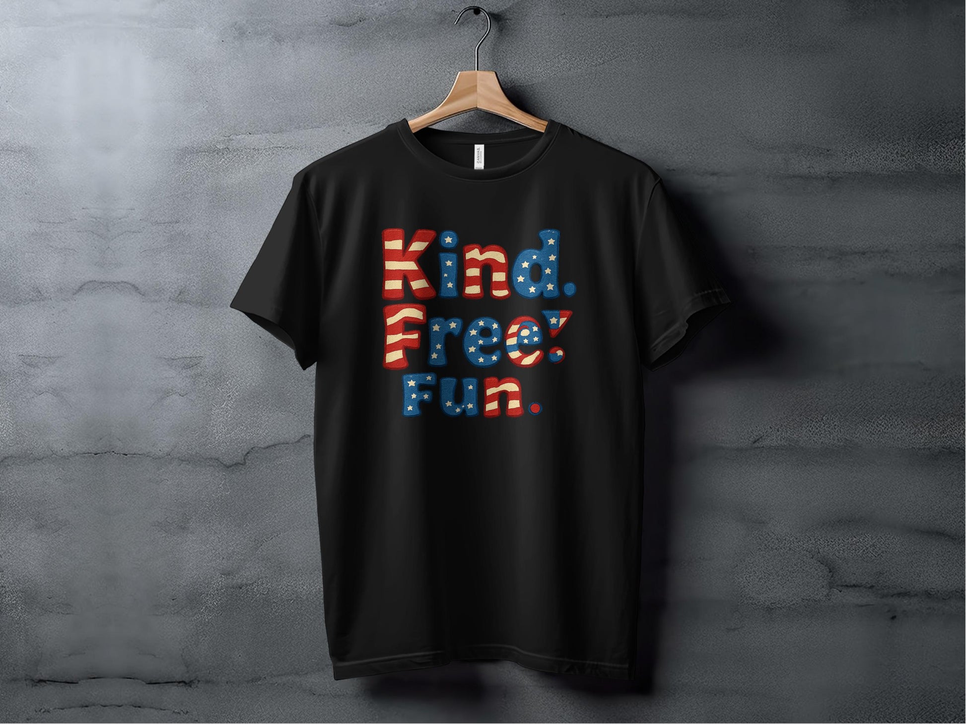 Kind Free Fun Text Design T-Shirt product