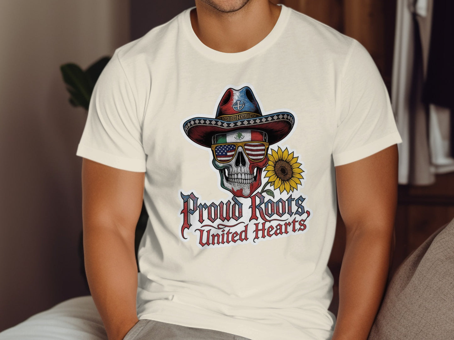 Proud Roots United Hearts Skull Design T-shirt product