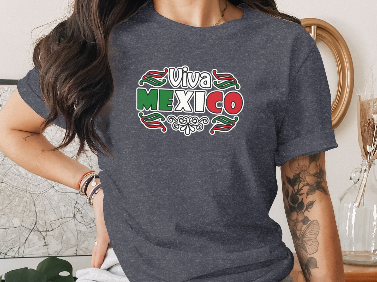 Viva Mexico Graphic Tee with Vibrant Design product type