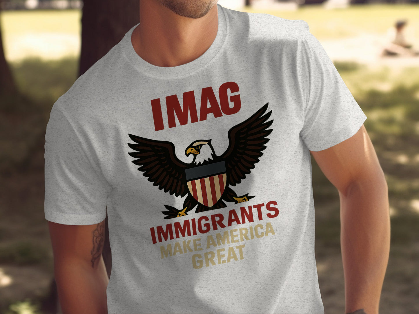 IMAG Immigrants Make America Great T-shirt product