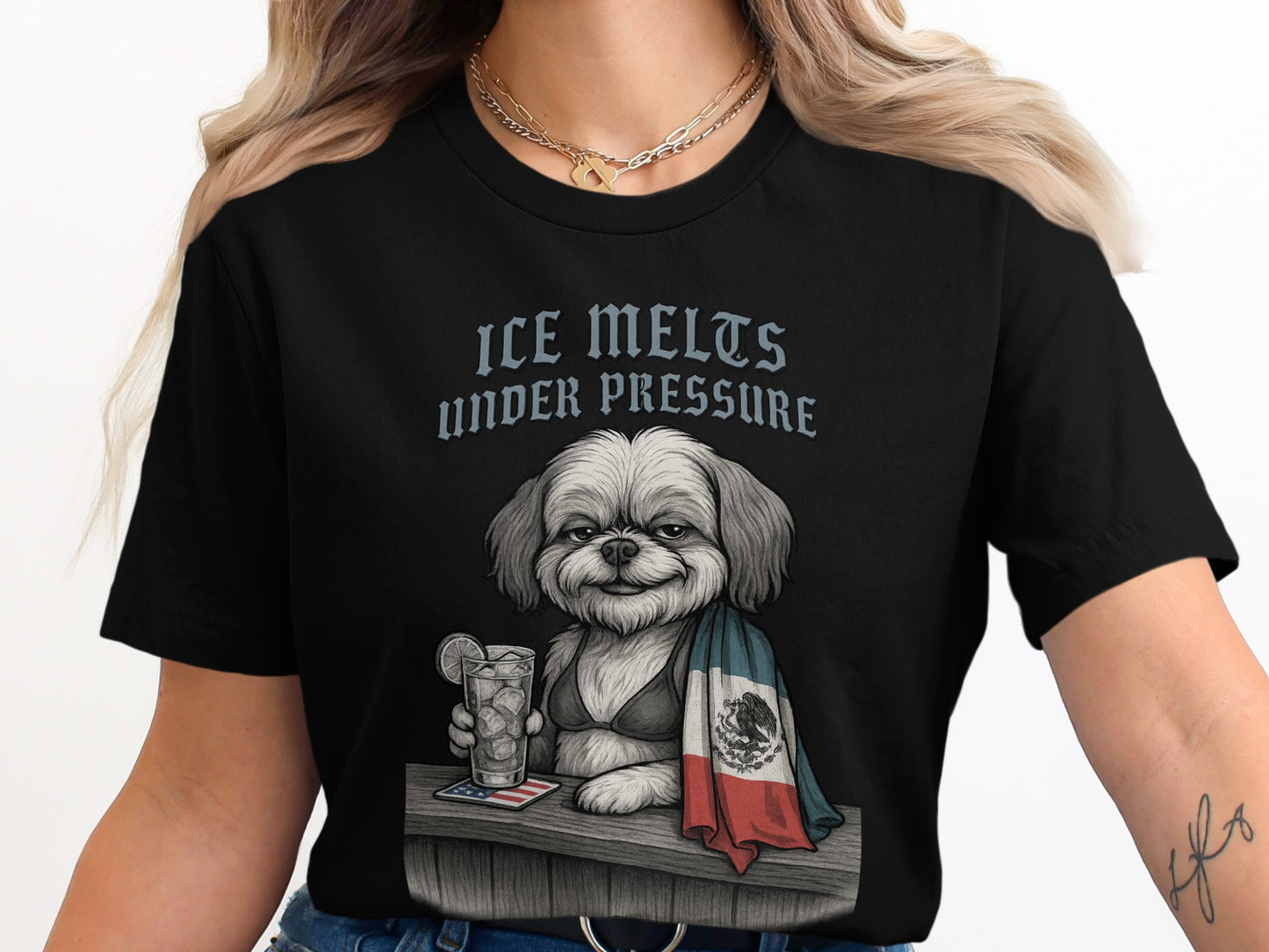 Ice Melts Under Pressure Cute Dog T-shirt product