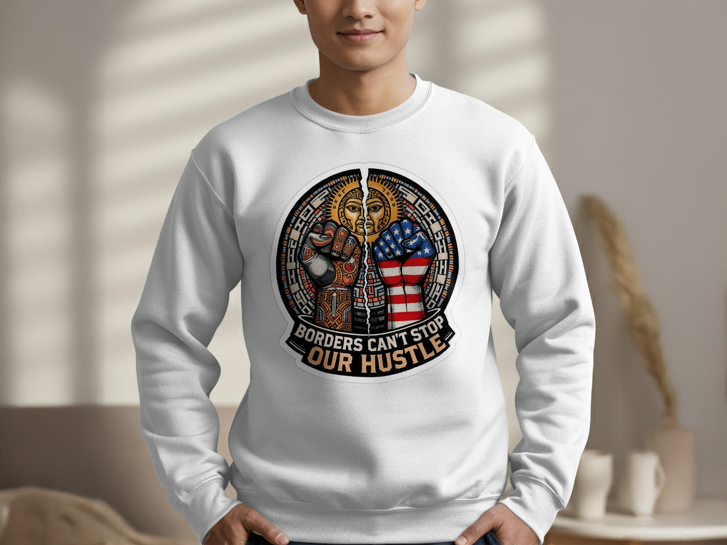 Borders Can't Stop Our Hustle Sweatshirt product type
