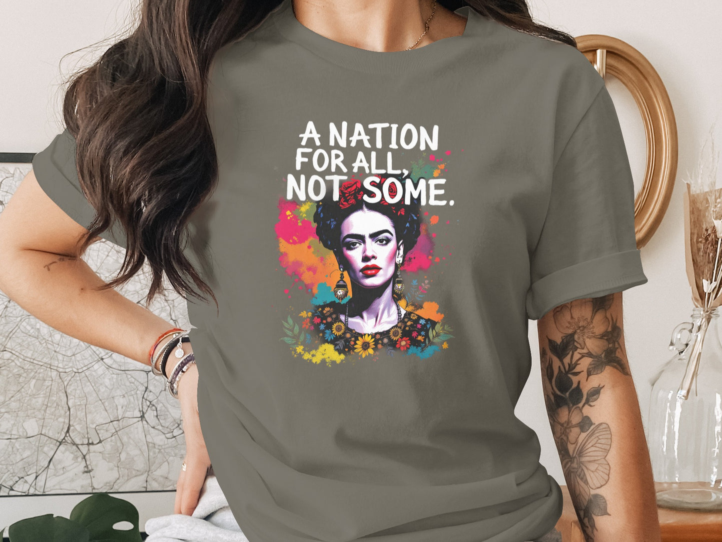 A Nation for All Not Some Graphic Tee Shirt product type