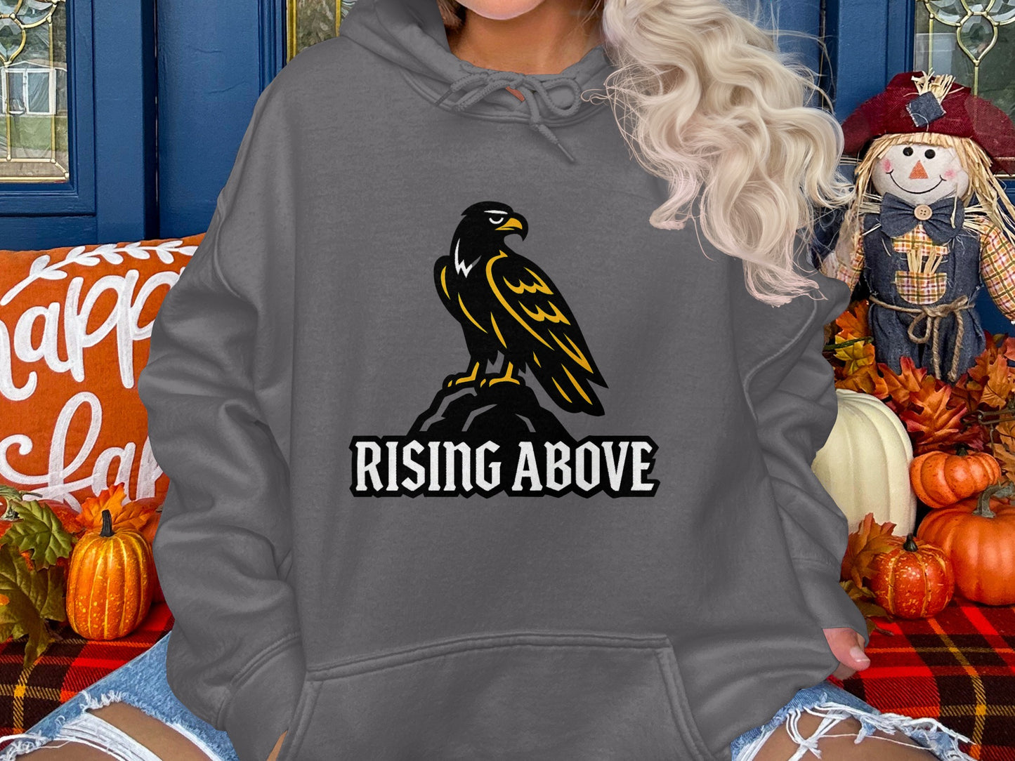 Rising Above Eagle Graphic Hoodie product