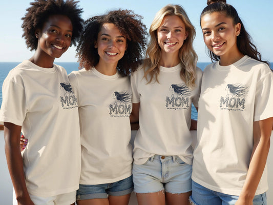 Beautiful Ocean and Mermaid Themed Mom T-Shirt product