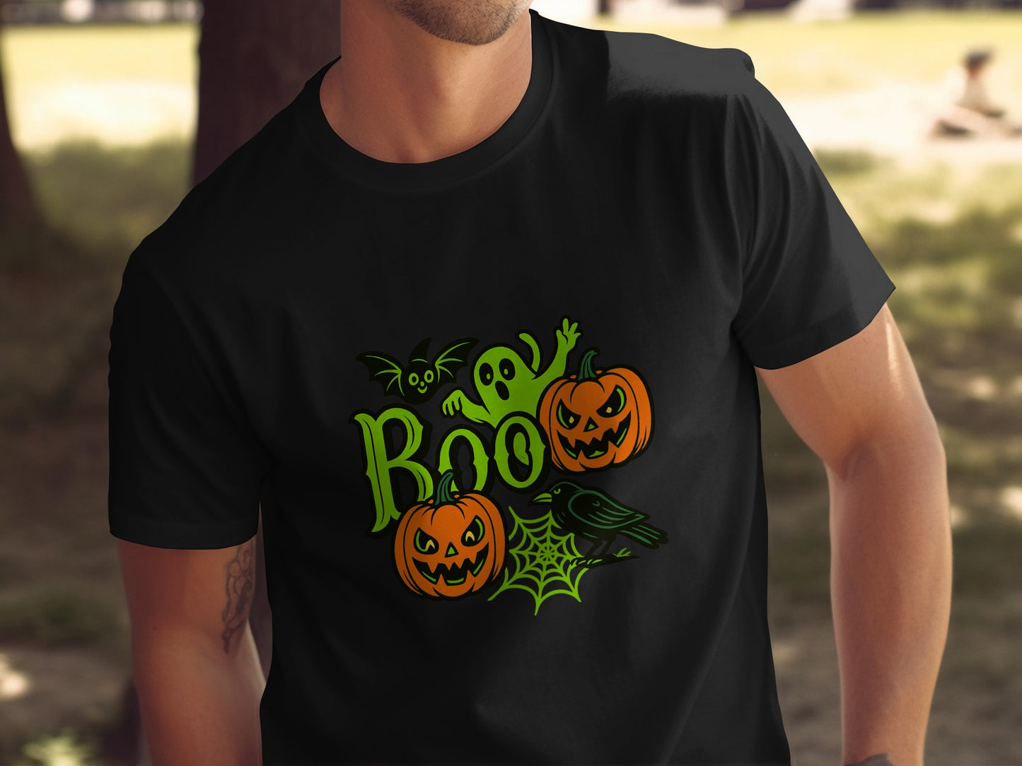 Spooky Halloween Boo Ghost Pumpkins T-shirt product type