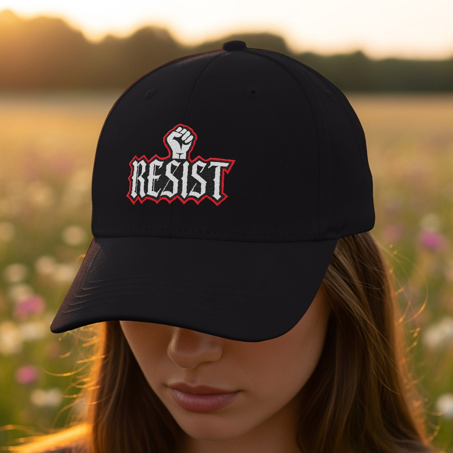 Resist Empowerment Graphic Printed Hat product