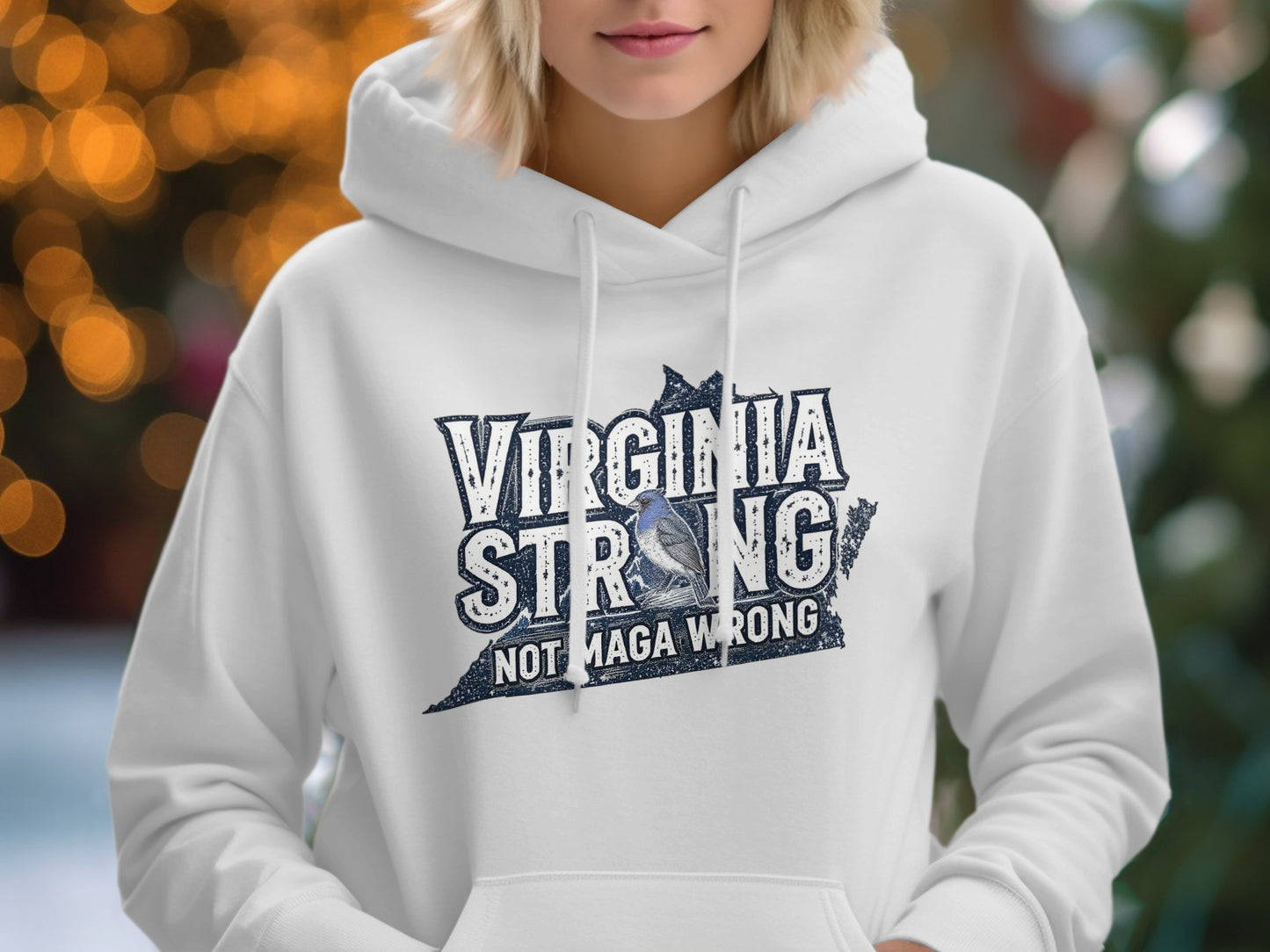 Virginia Strong Not Maga Wrong Hoodie product