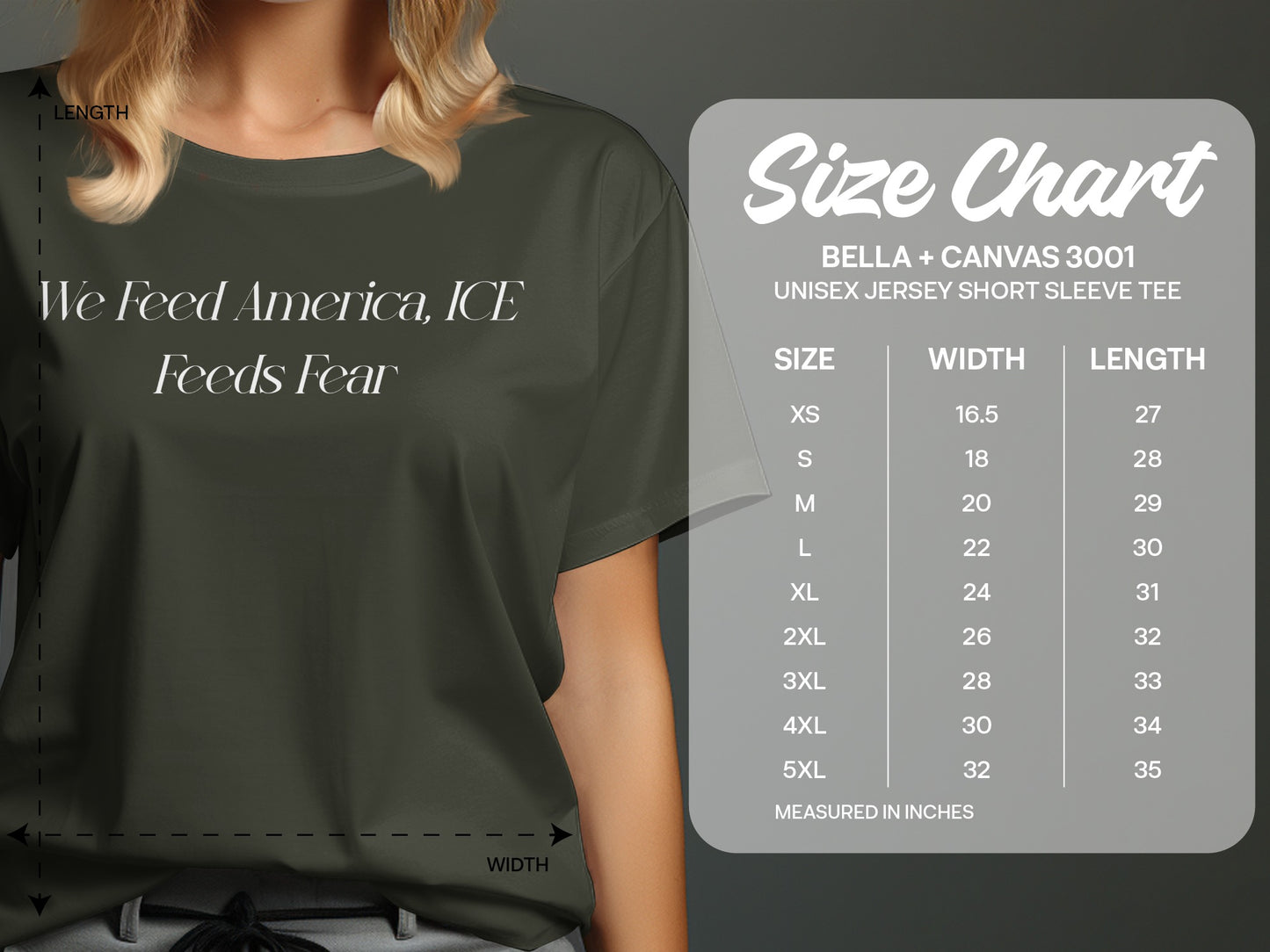 We Feed America ICE Feeds Fear shirt product type