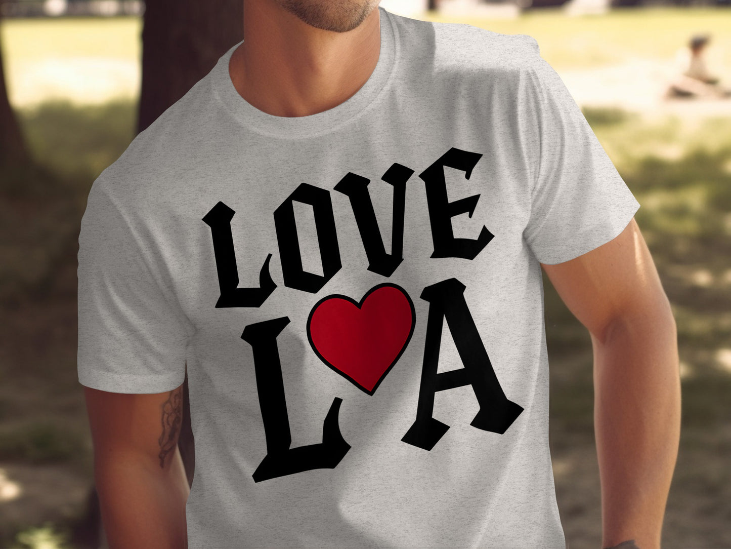 Love Los Angeles Graphic Tee Shirt Product