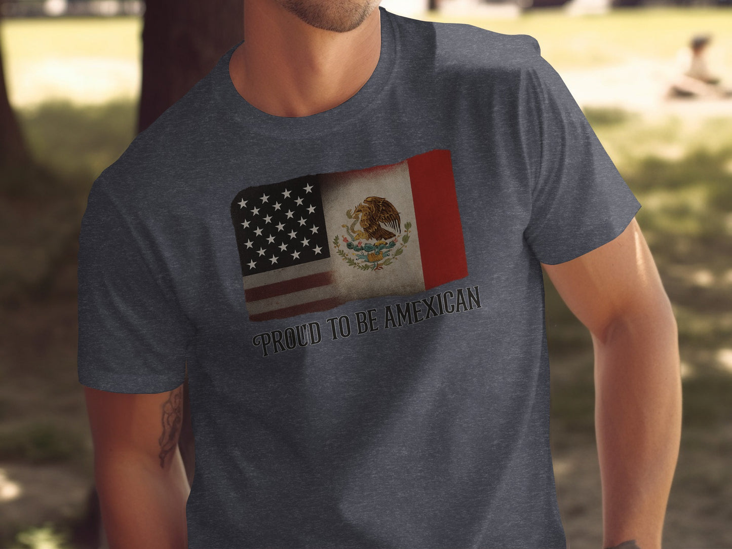 Proud to Be Amexican Flag Design T-Shirt product