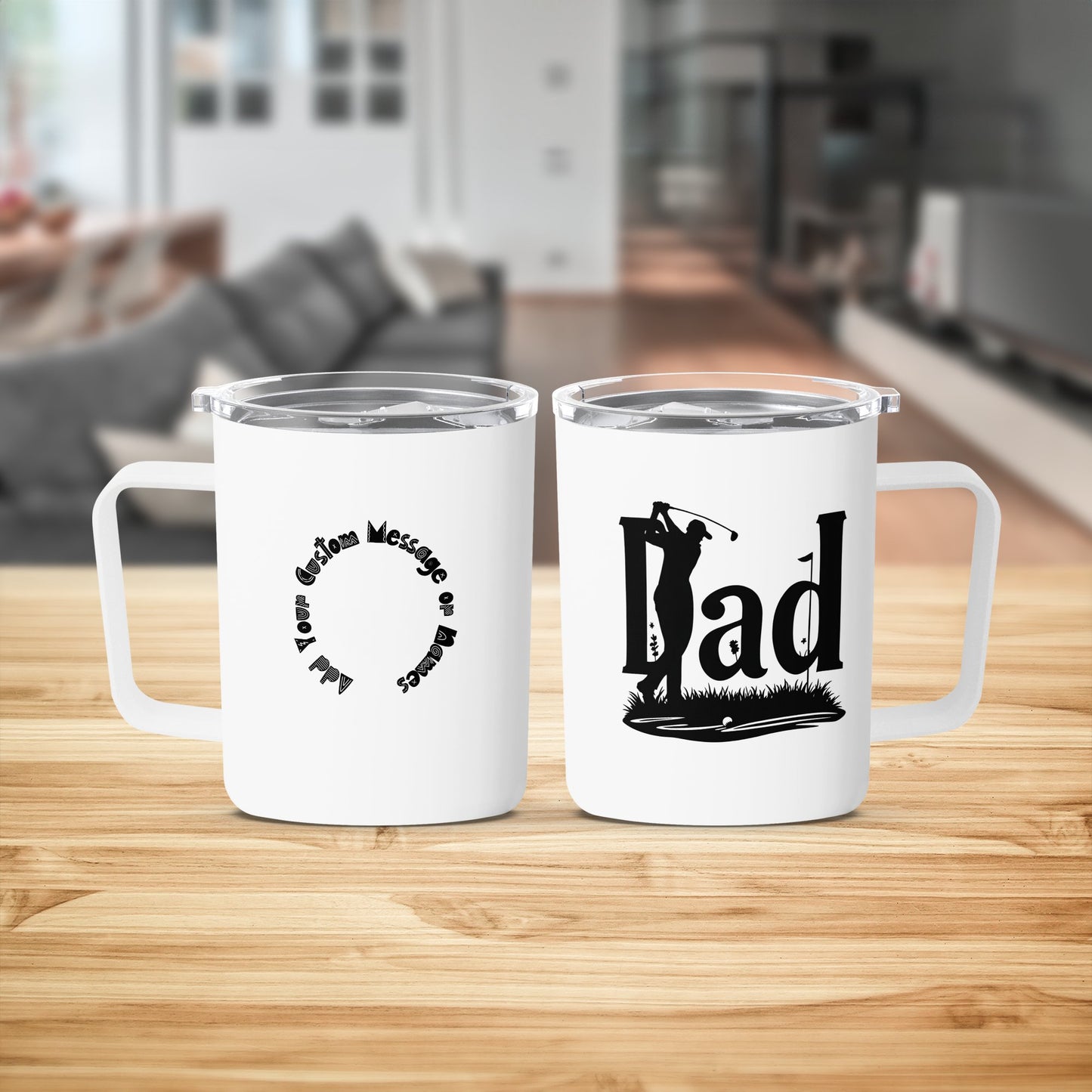 Personalized Dad Custom Message Mug Golf Lover product