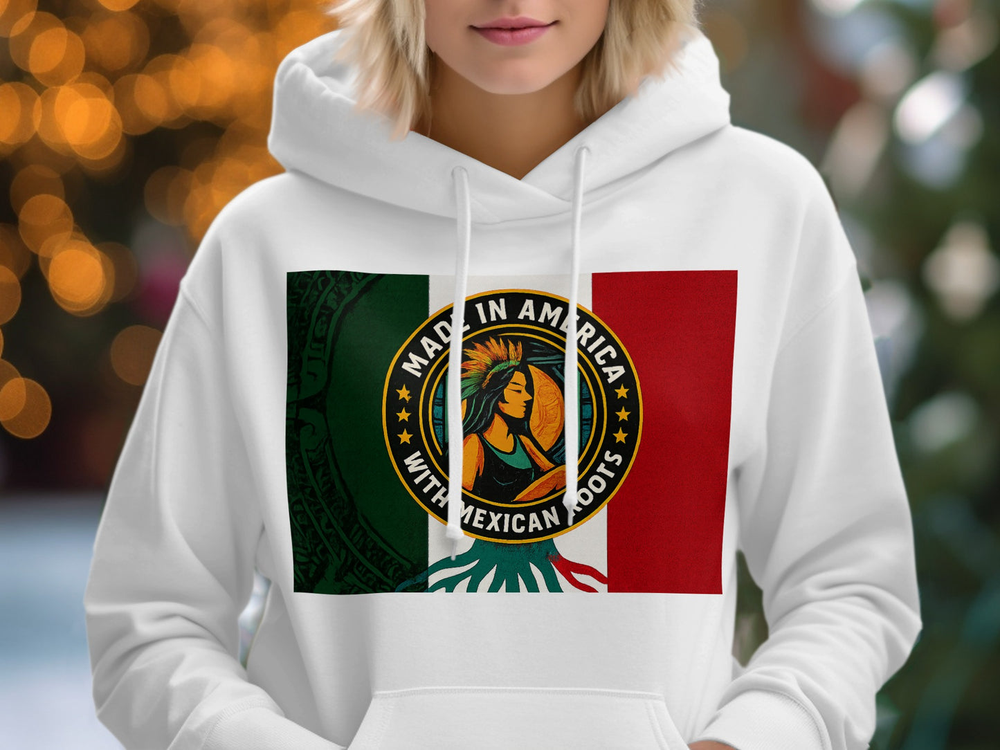 Made in America With Mexican Roots Design Hoodie product