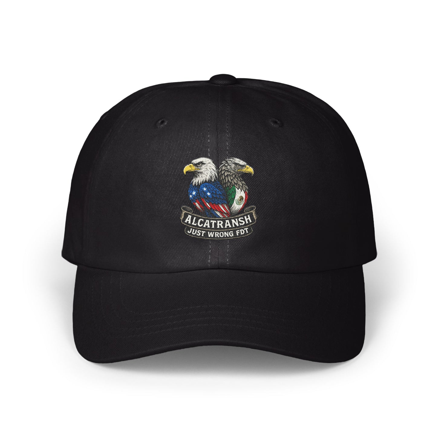 Alcatrash Just Wrong For America Graphic Hat product
