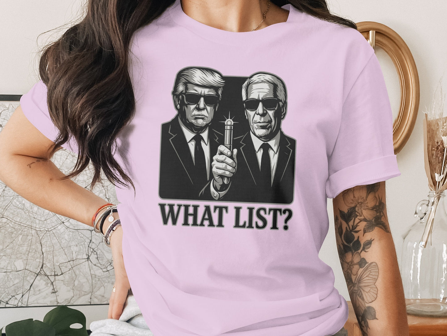 What List Graphic T-shirt Cool Fashionable Top product