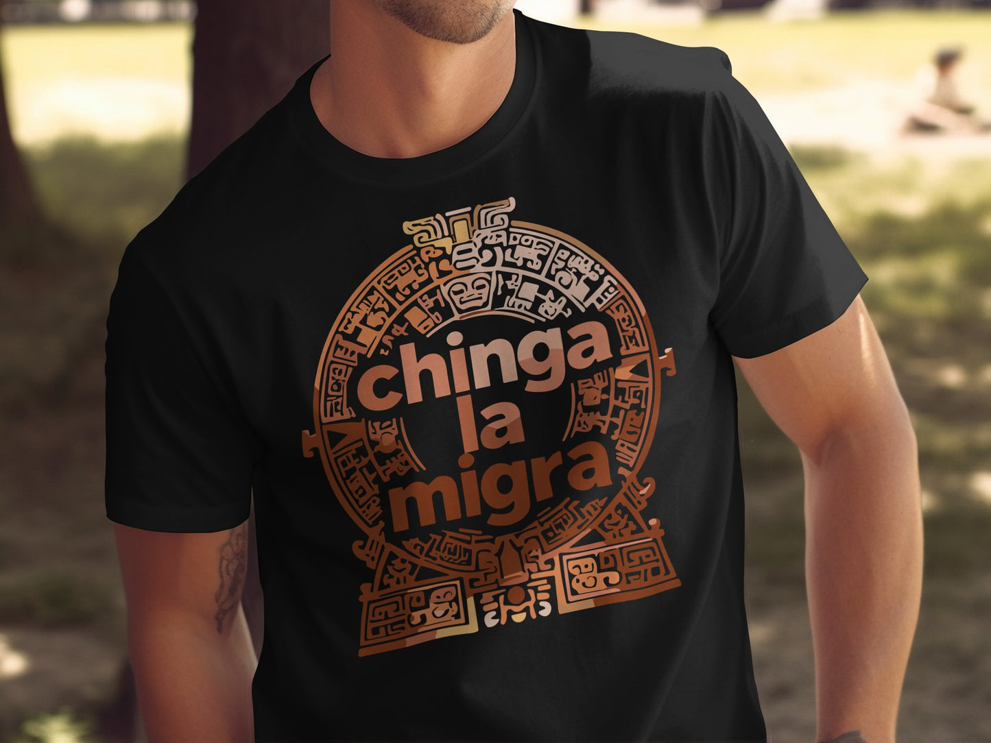 Chinga La Migra Statement Design T-shirt product