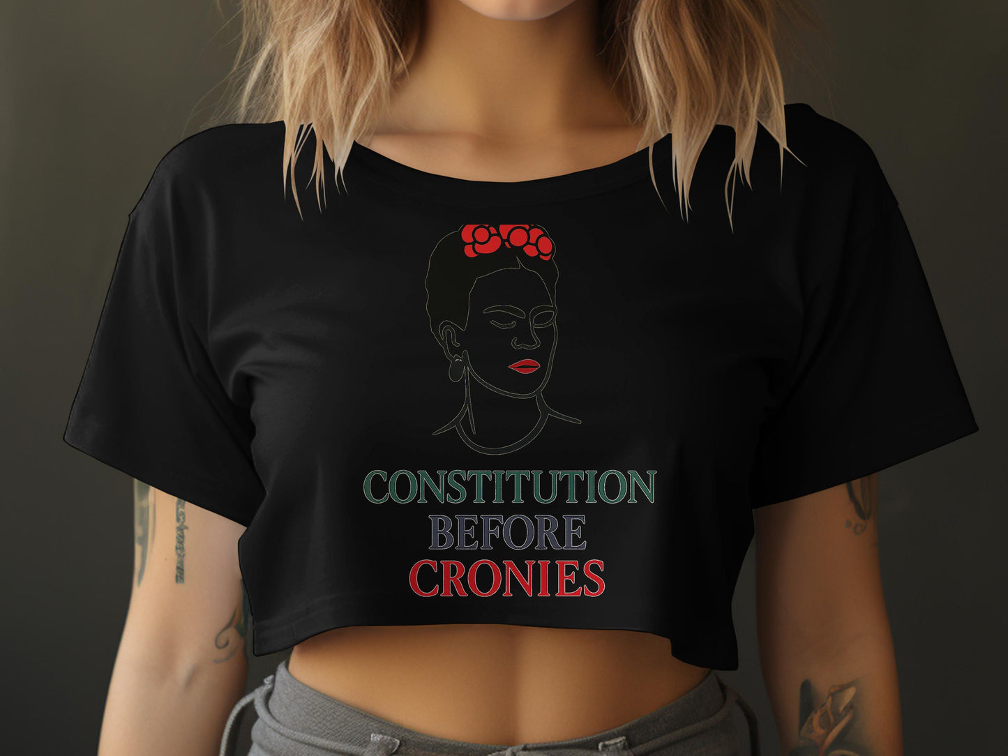 Constitution Before Cronies Graphic T-shirt product