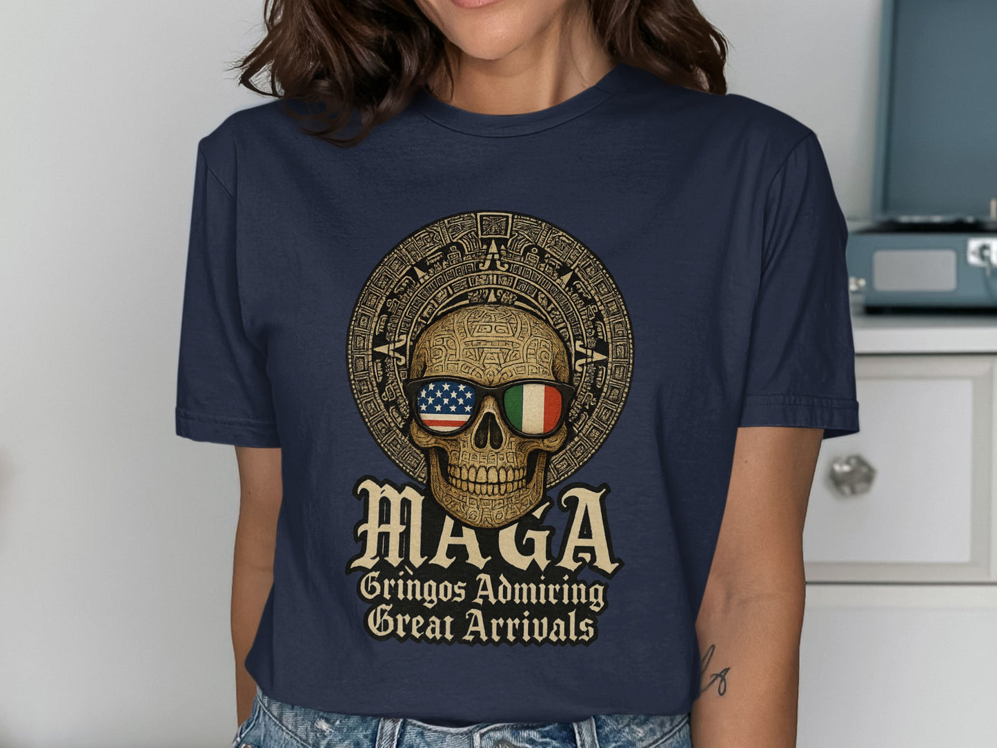 MAGA Skull Graphic Gringos Admiring Great Arrivals product type