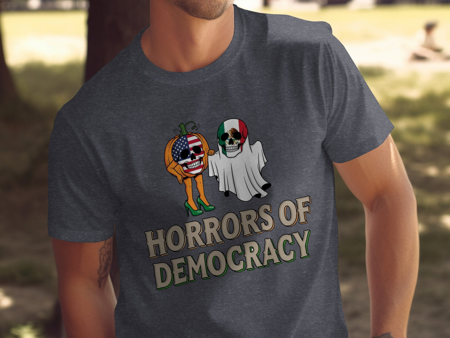 Horrors of Democracy Printed Graphic T-Shirt product