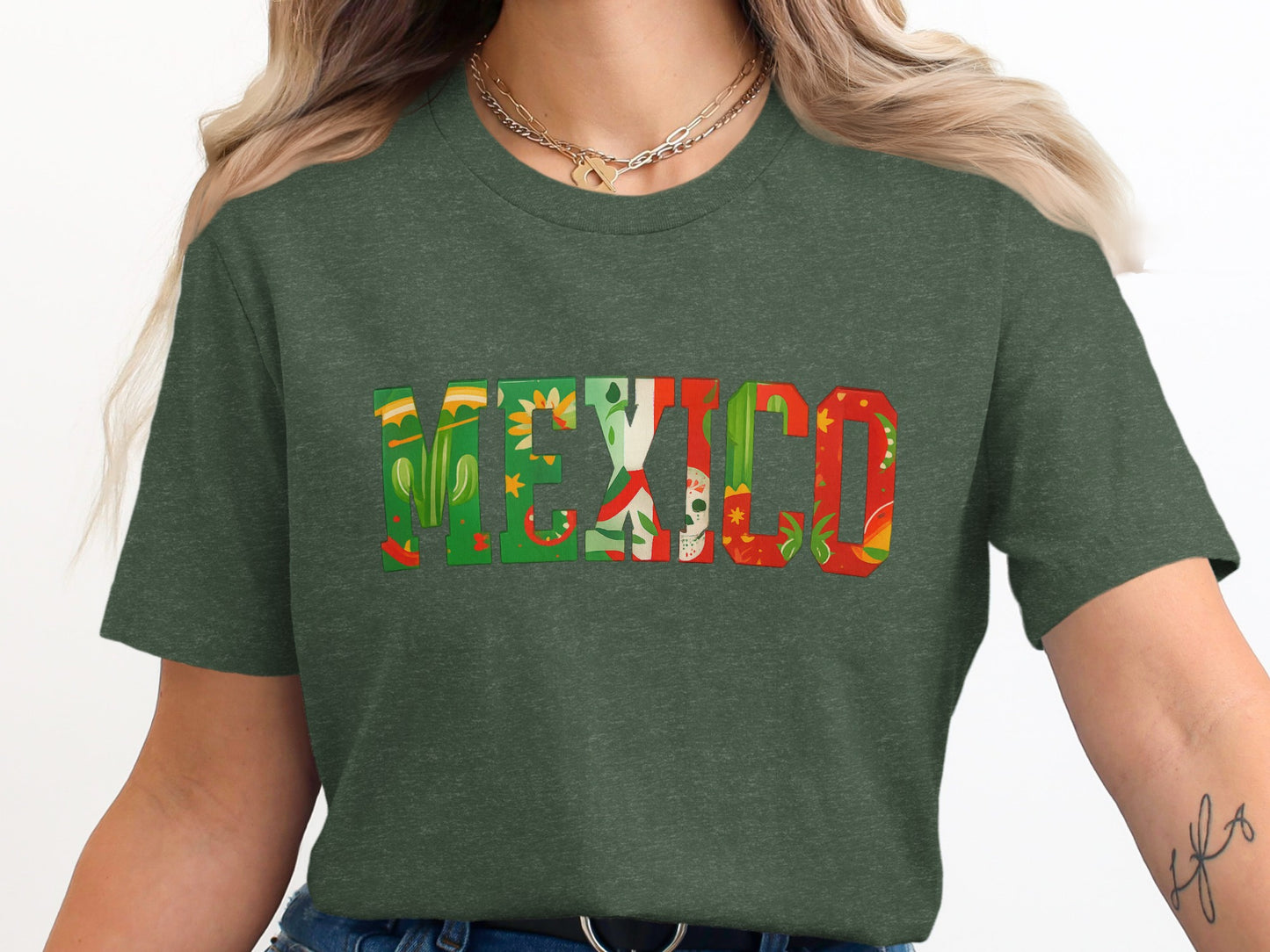 Mexico Graphic Design T-shirt apparel product type