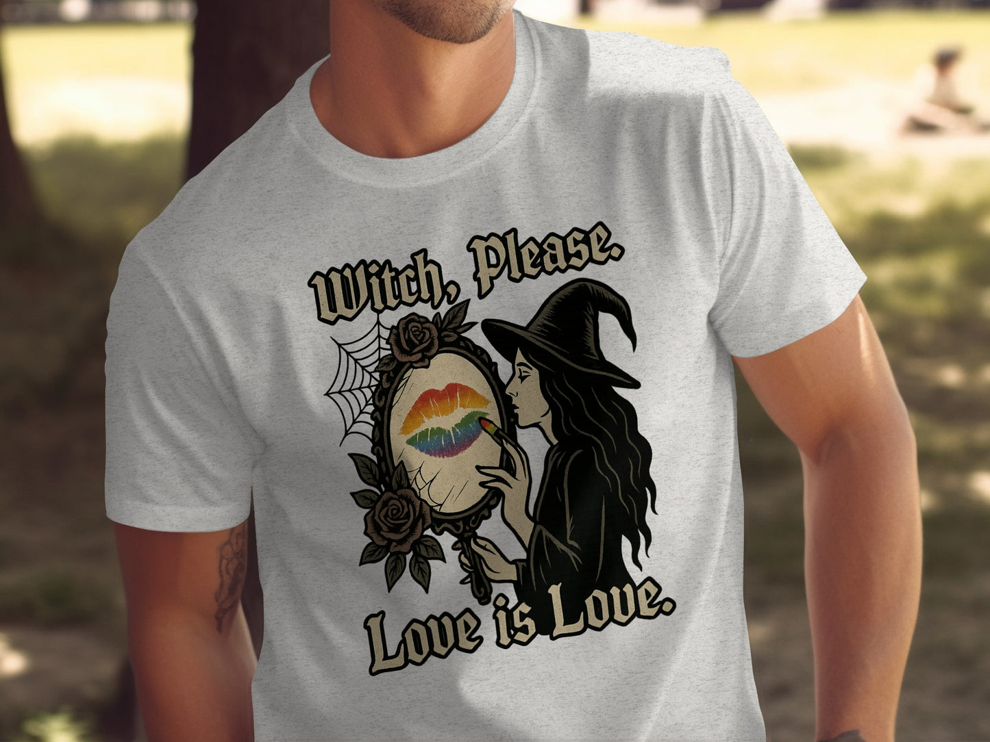 Witch Please Love is Love Graphic T-Shirt product type