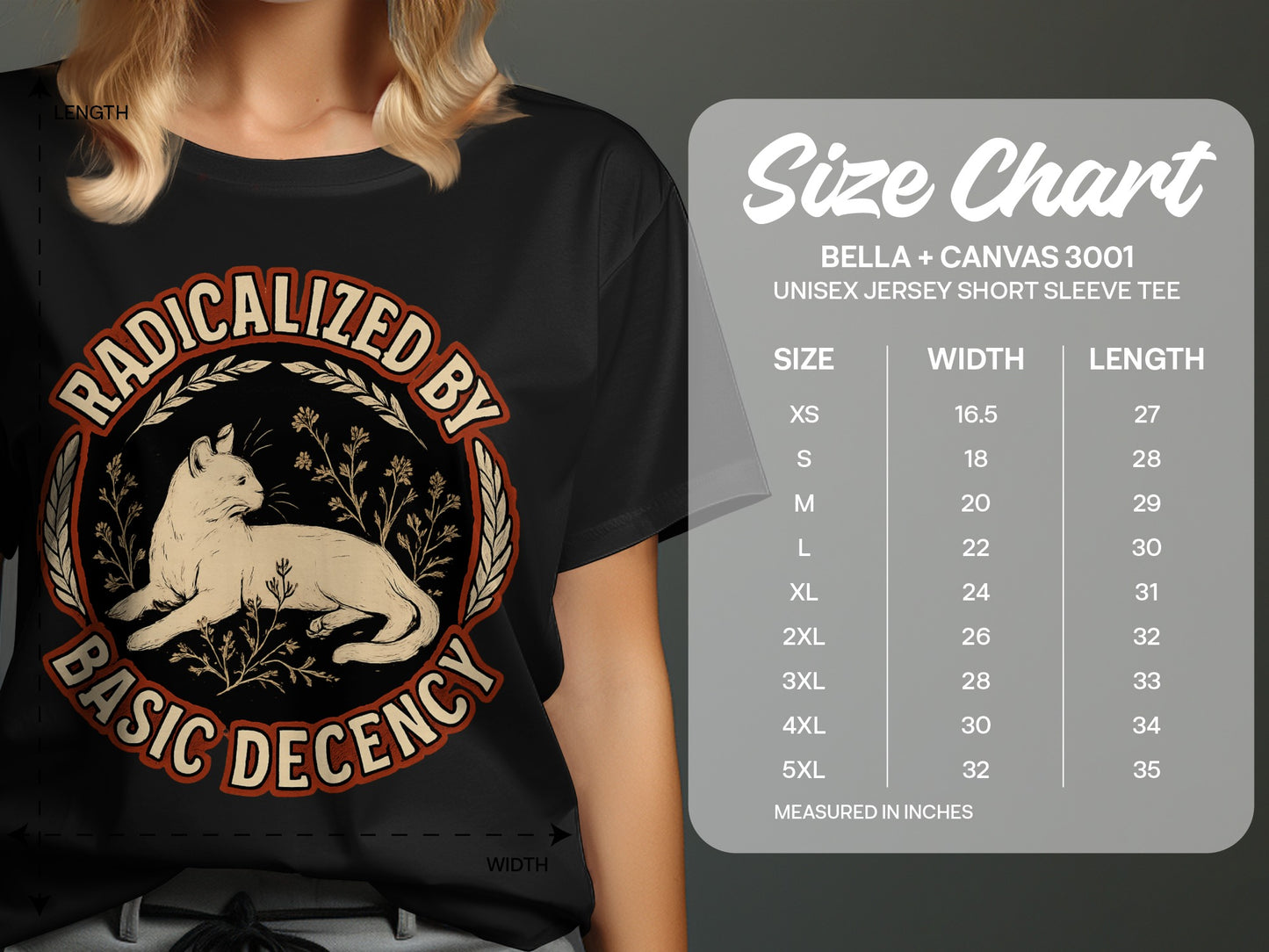 Radicalized by Basic Decency Unisex Jersey Short Sleeve product type