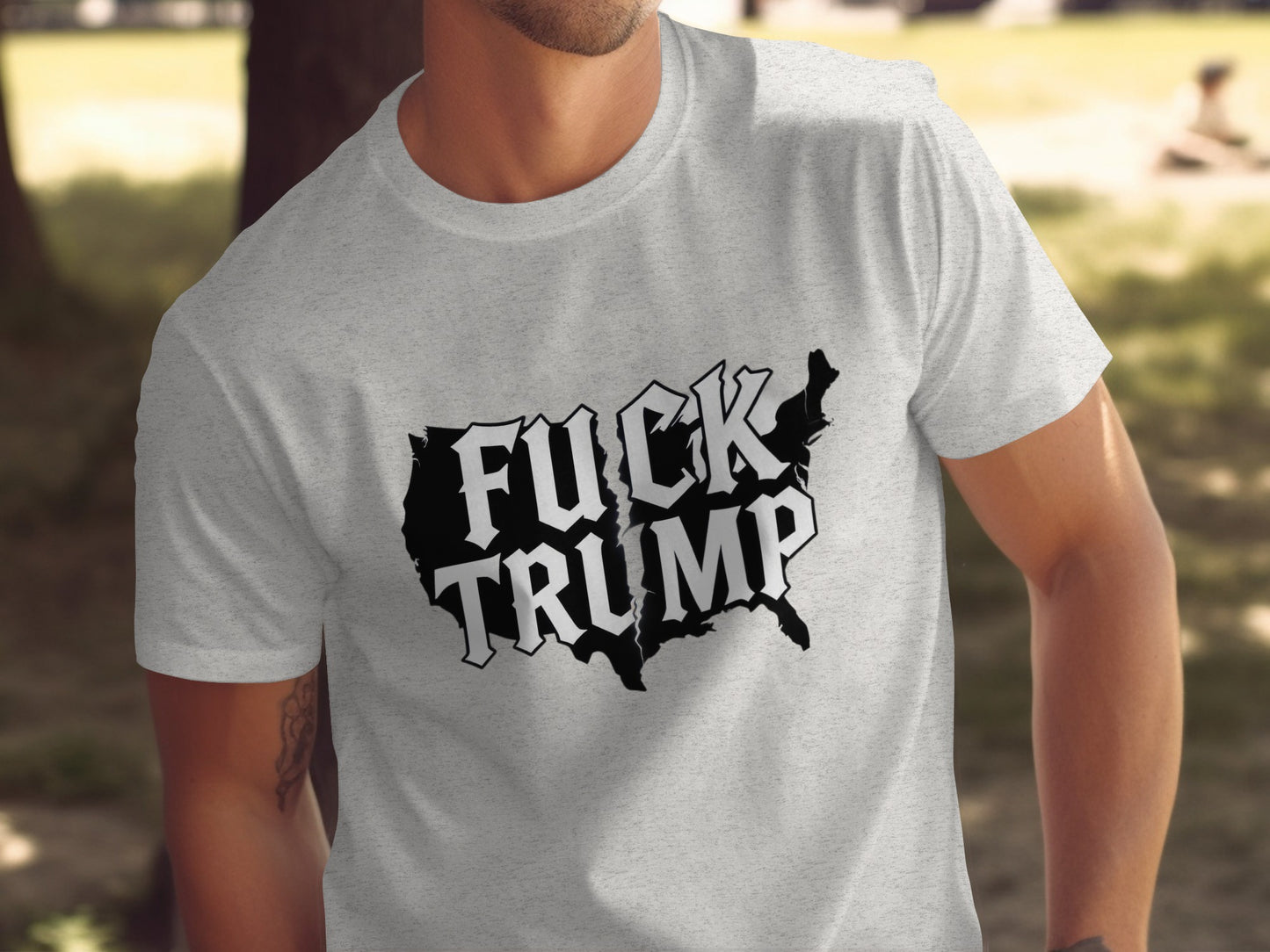 F*** Trump USA Map Graphic Men's T-Shirt product