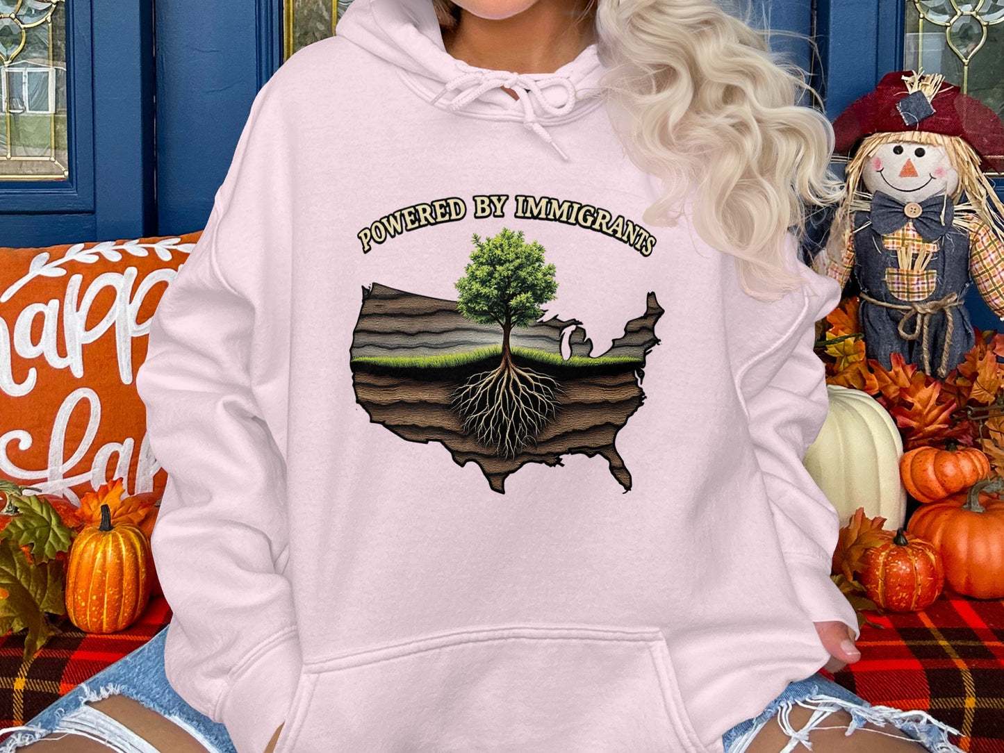 Powered by Immigrants Hoodie product type
