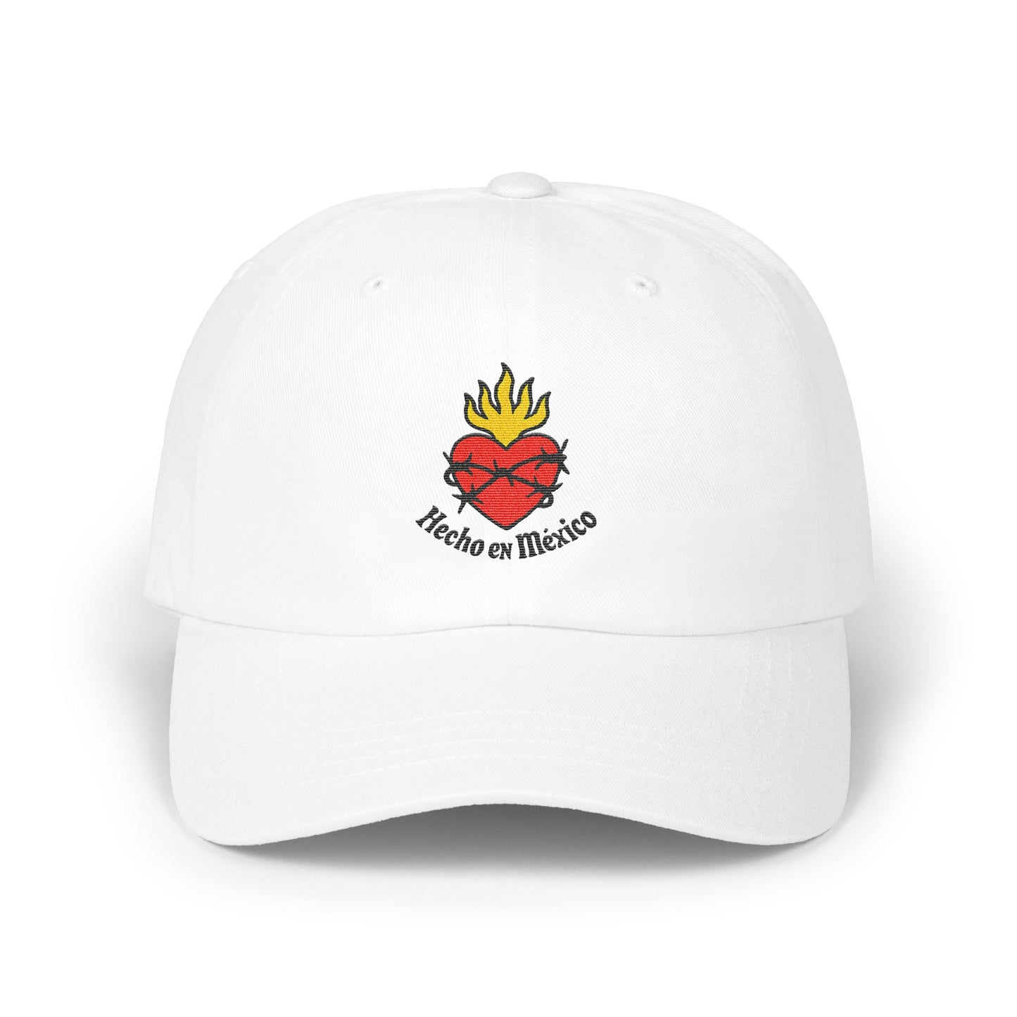Hecho en Mexico Heart Logo White Baseball Cap product