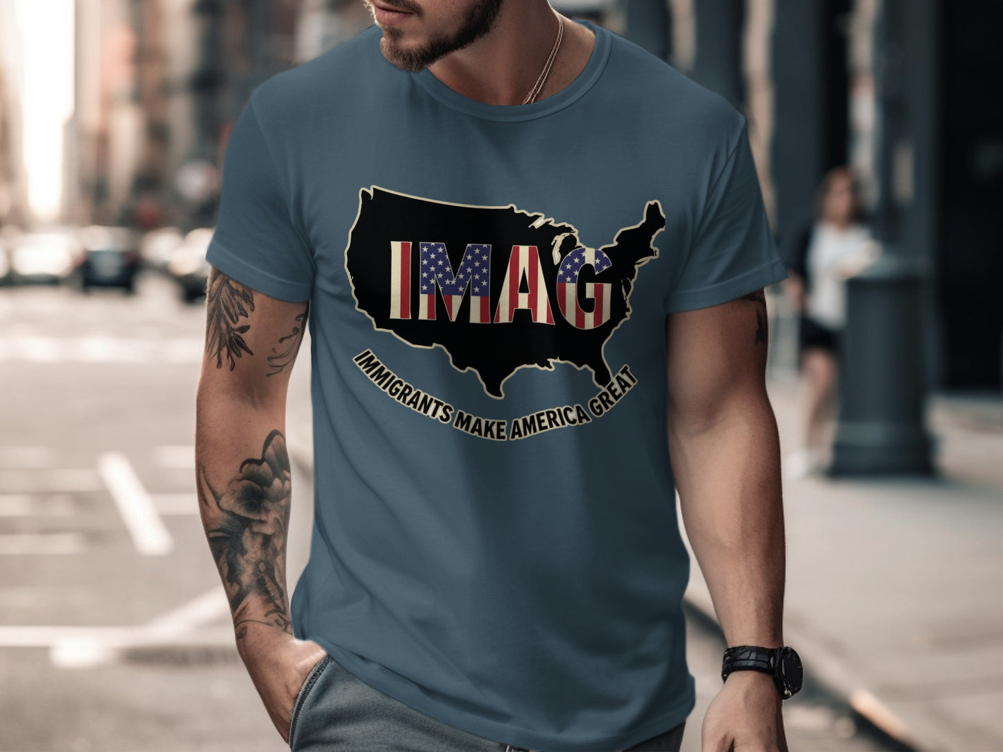 Immigrants Make America Great Graphic Tee product