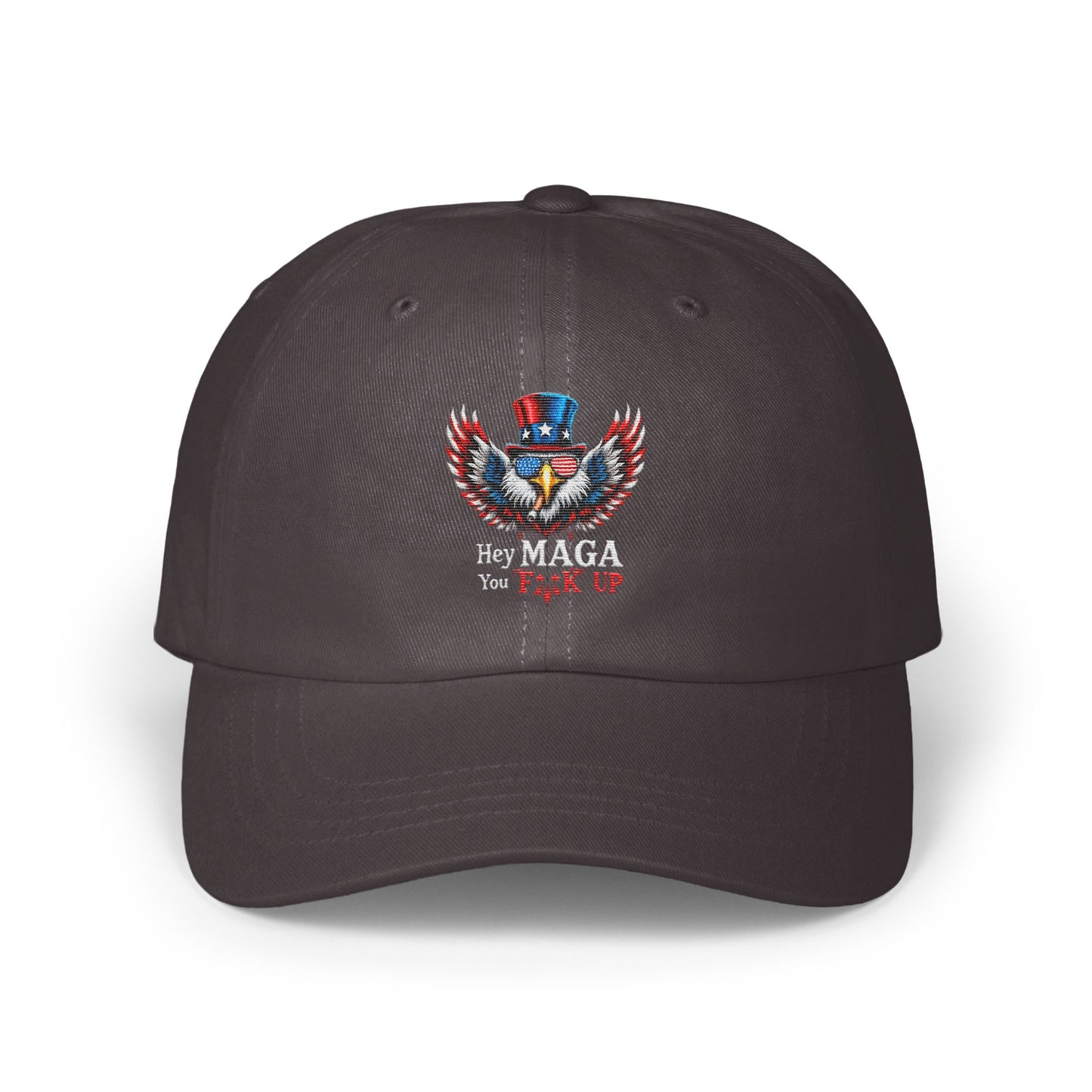 Hey MAGA You Effed Up Eagle Design Hat product type