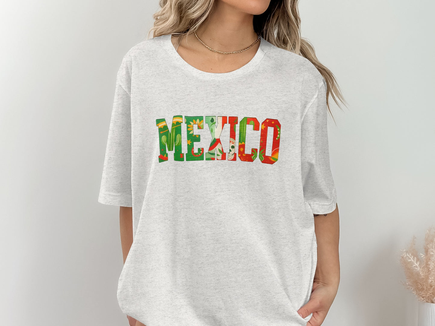 Stylish Mexico Themed Graphic T-Shirt product type