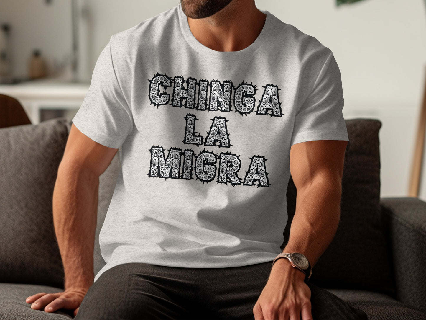 Chinga La Migra Bold Statement T-shirt Product