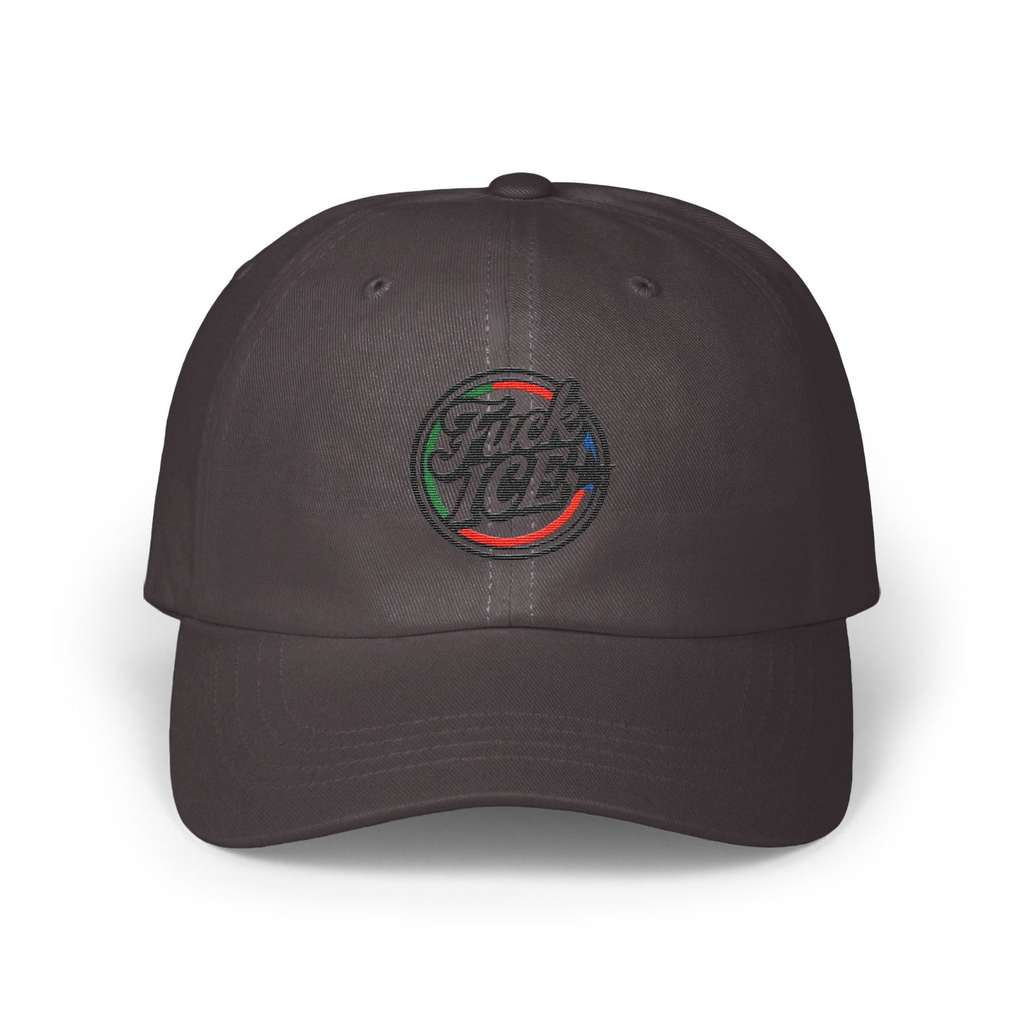 Stylish Black Frick Ice Baseball Cap for All Genders Cap