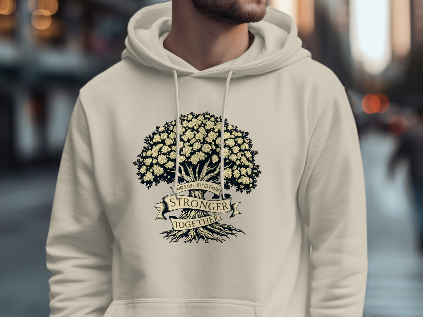 Stronger Together Tree Graphic Hoodie product