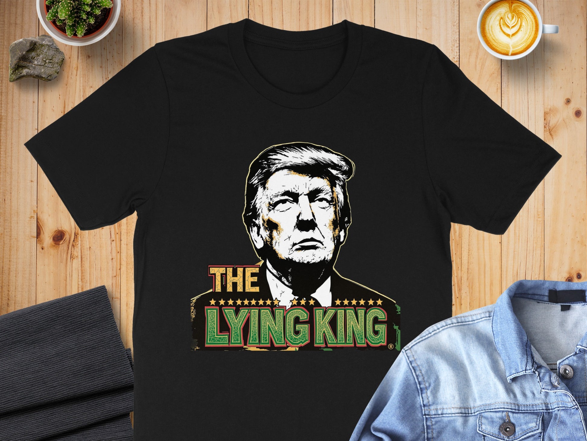The Lying King Graphic Print Black T-shirt product