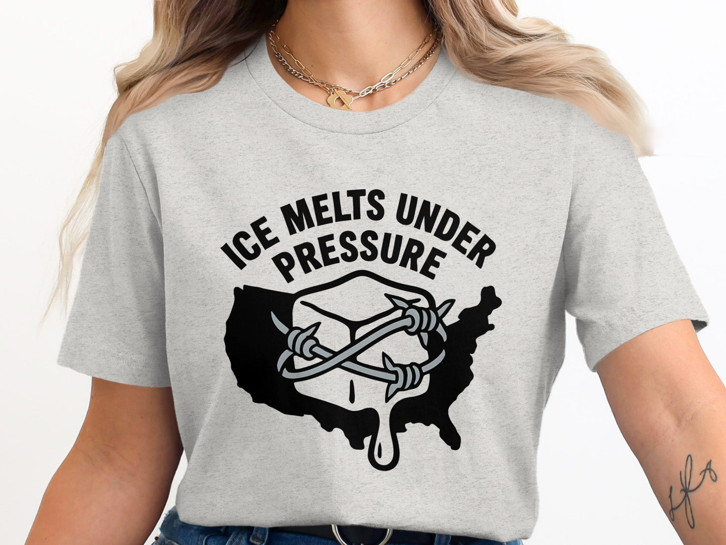 Ice Melts Under Pressure Graphic T-Shirt product