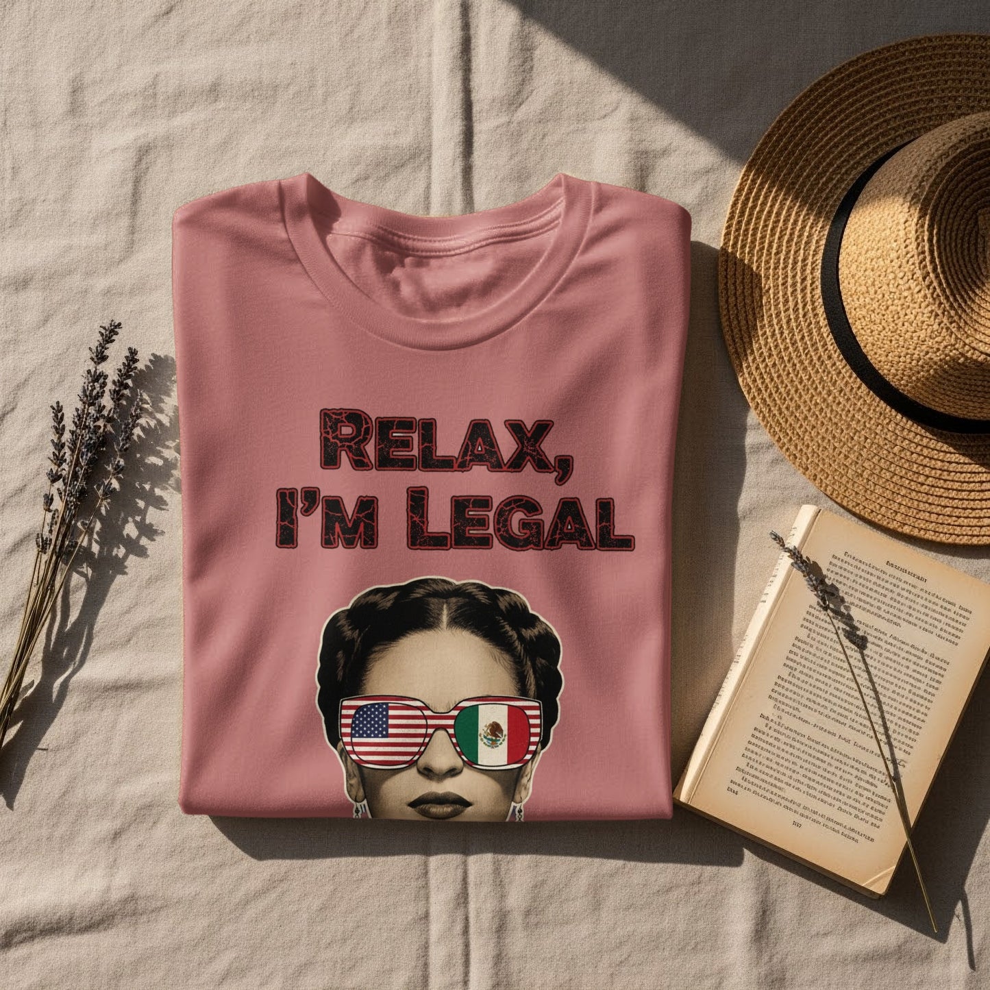 Relax I'm Legal Graphic T-Shirt Novelty Gift product type