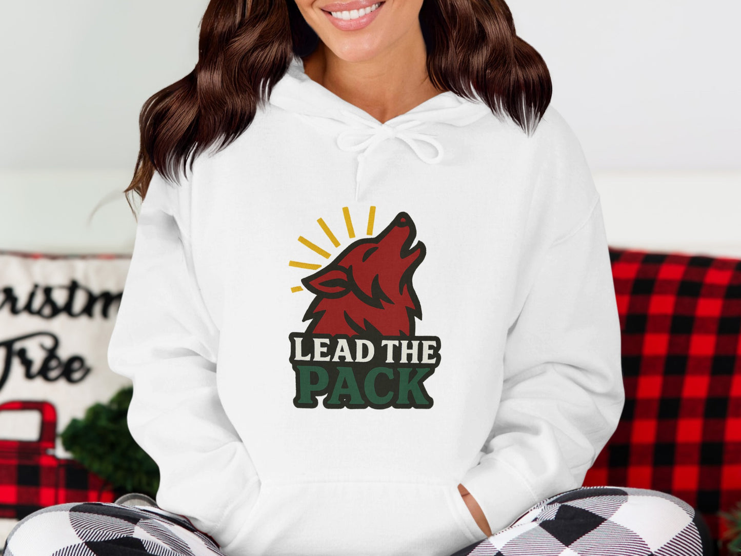 Lead The Pack Howling Wolf Hoodie product
