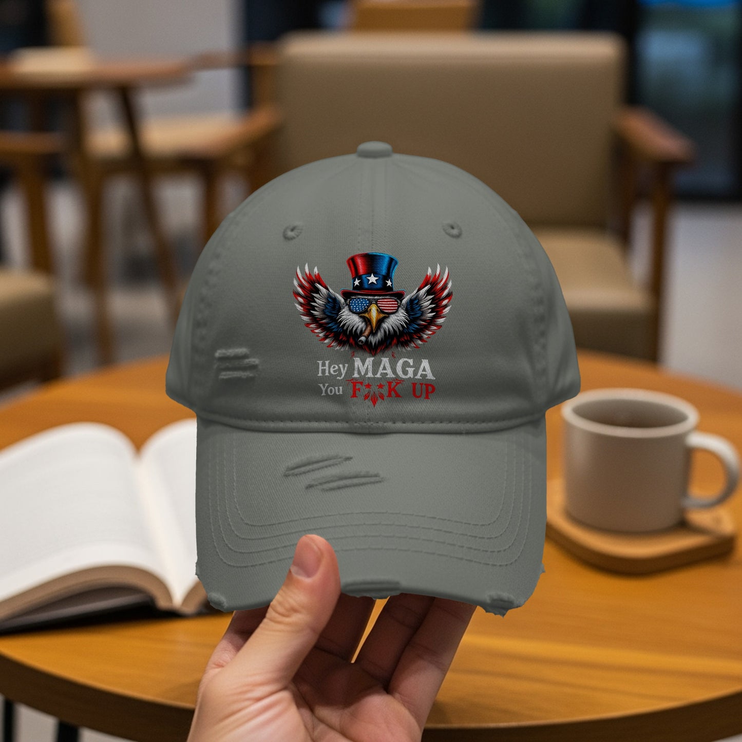 Hey MAGA You F*#k Up Baseball Cap product