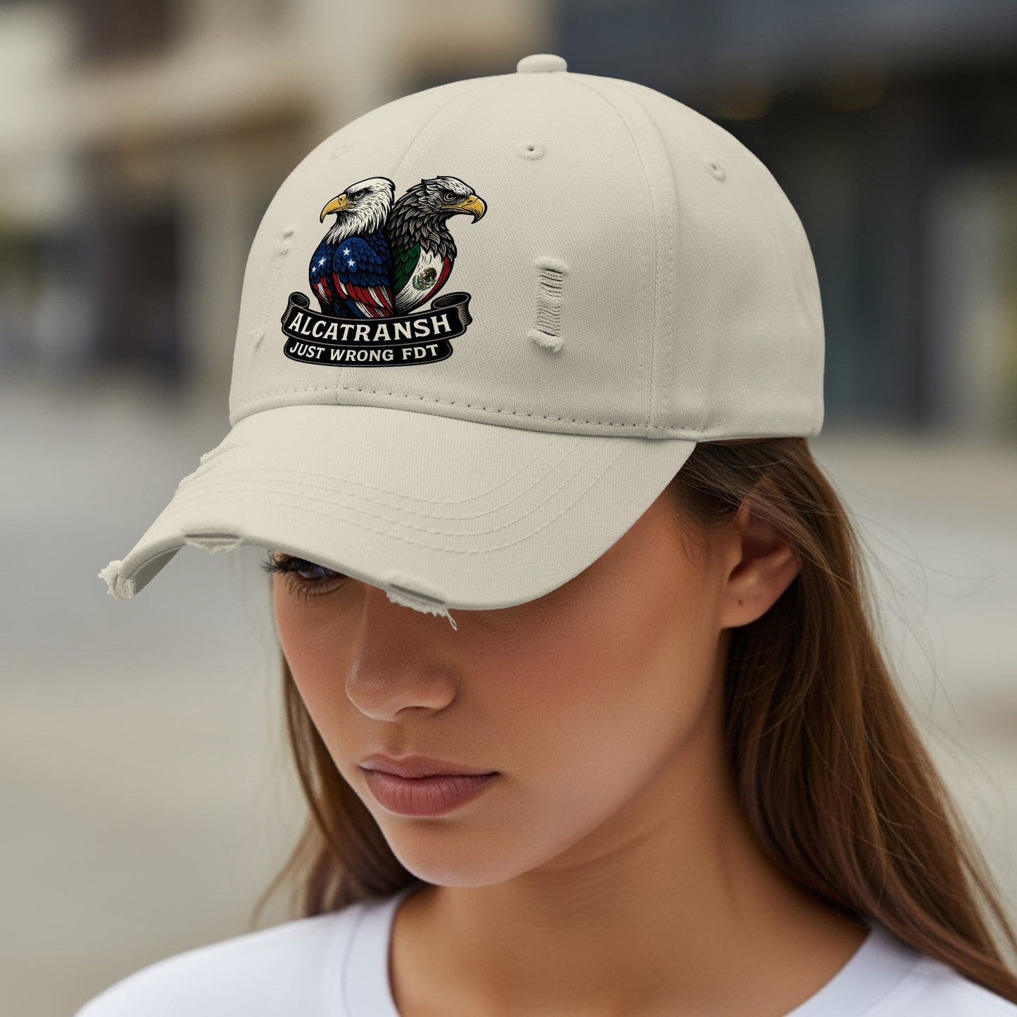 Alcatransh Just Wrong FDT Embroidered Cap product