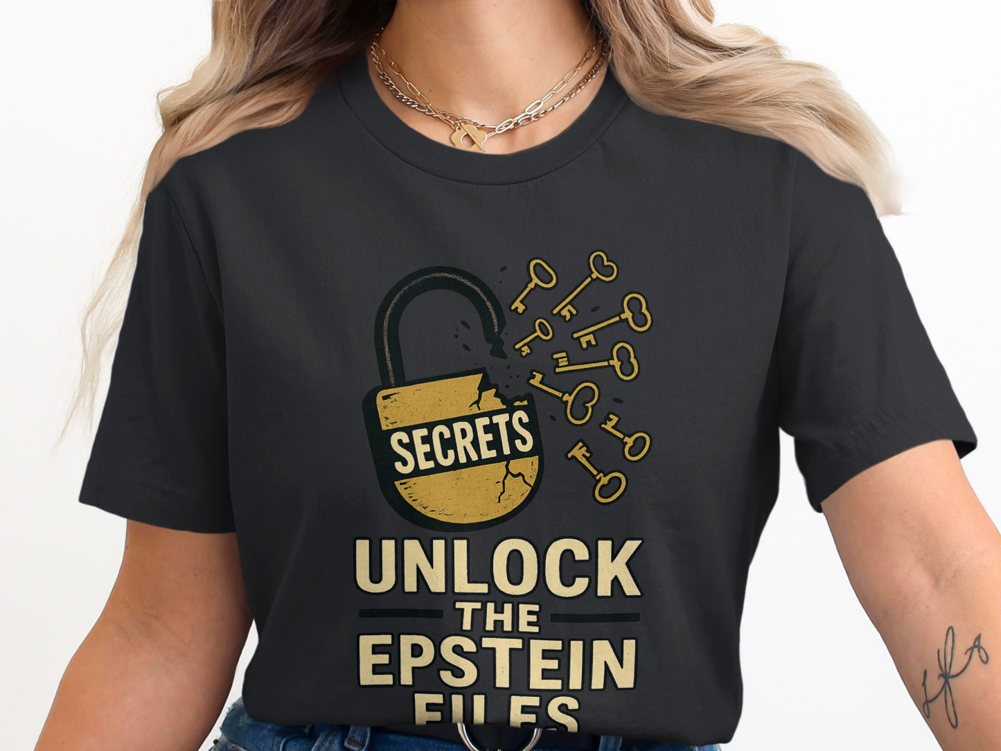 Unlock the Epstein Files Secrets Design Shirt Product